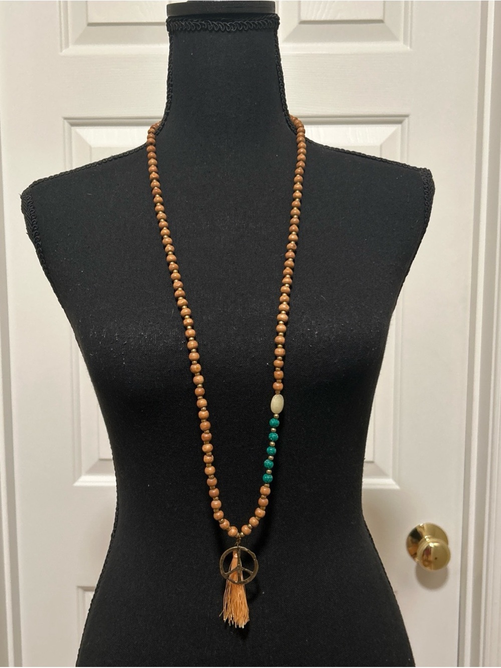 Women’s Boho Peace Sign Necklace